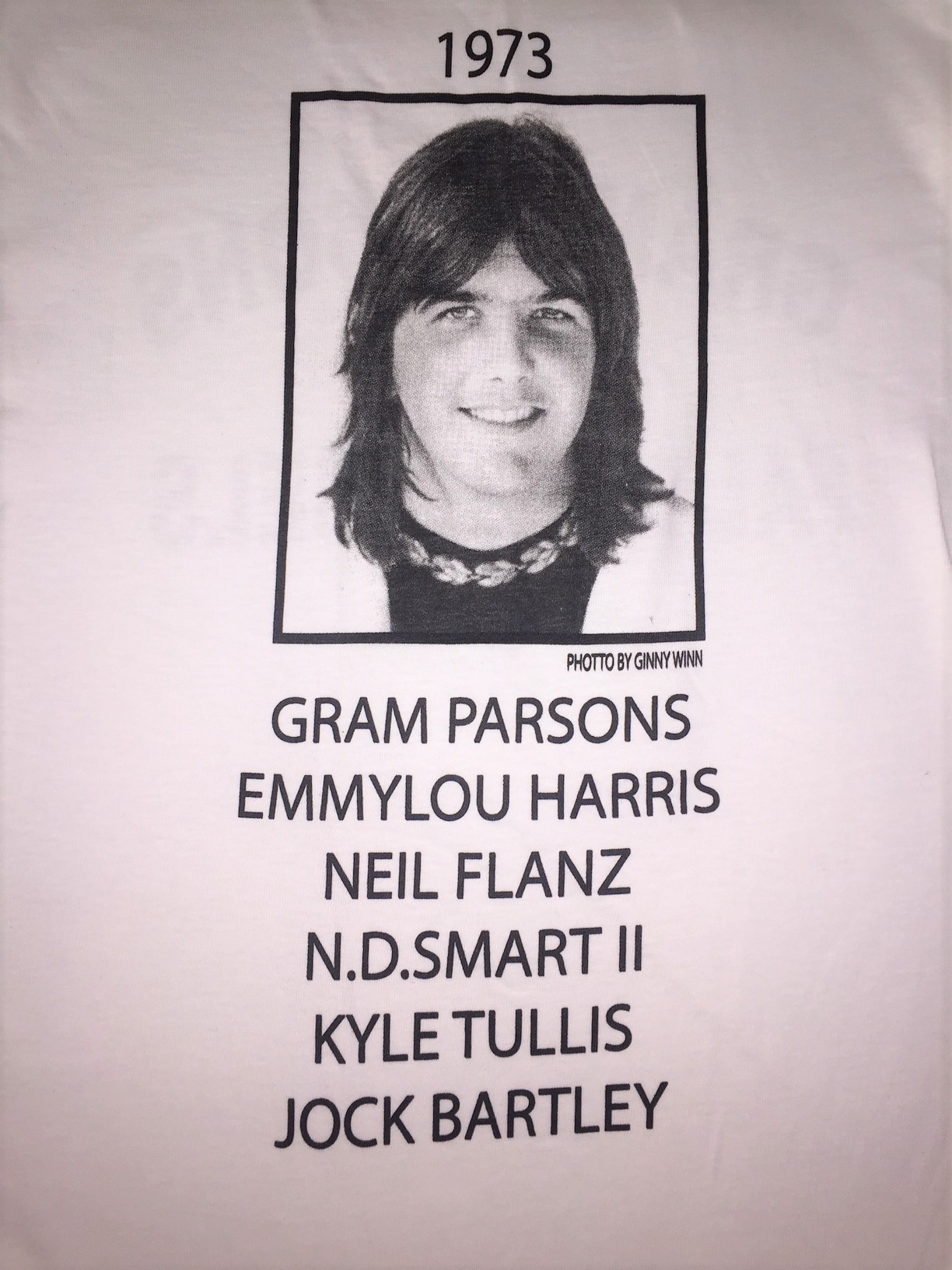 Gram Parsons Fallen Angels T-shirt back