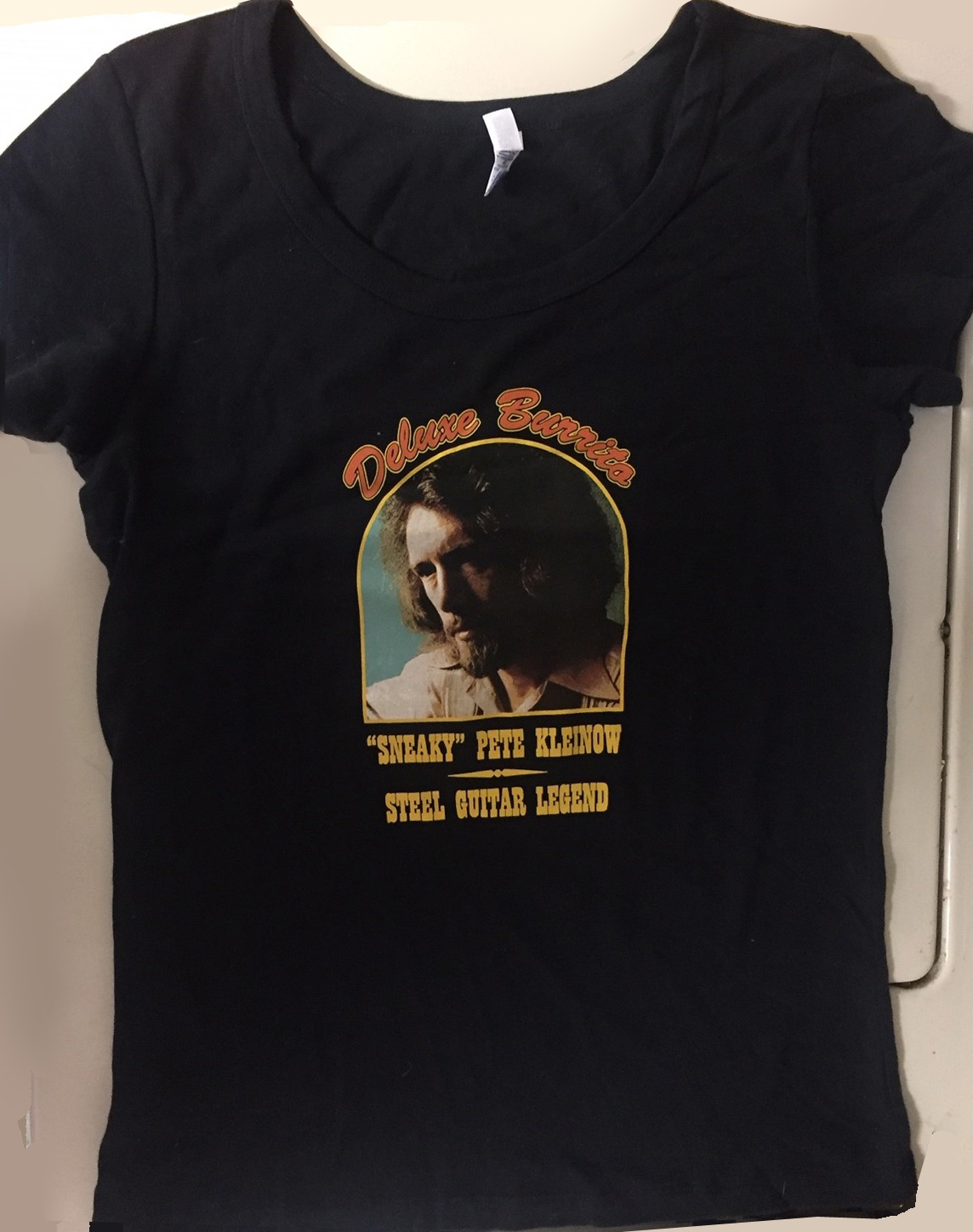 Image of the women's Sneaky Pete t-shirt